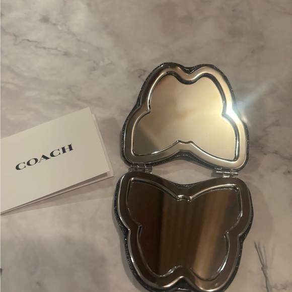 Coach Black Sparkle Butterfly Mirror - Picture 2 of 2